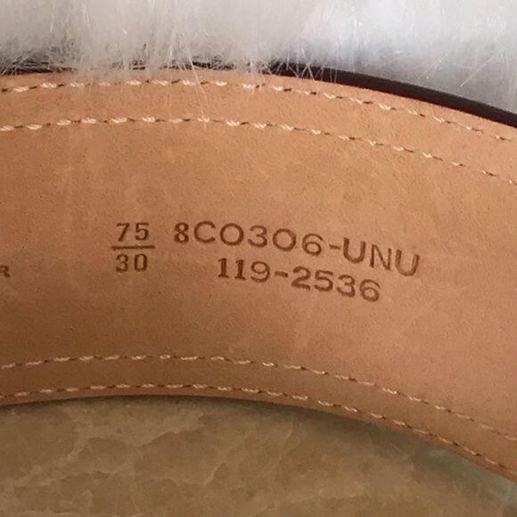 FENDI BELT leather made in Italy 100% authentic - Picture 5 of 8